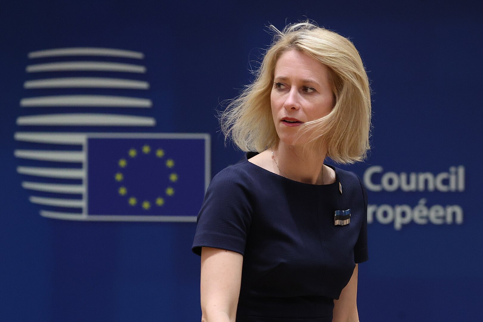 Kaja Kallas at the European Council in June 2024